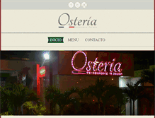 Tablet Screenshot of osteriamaracaibo.com